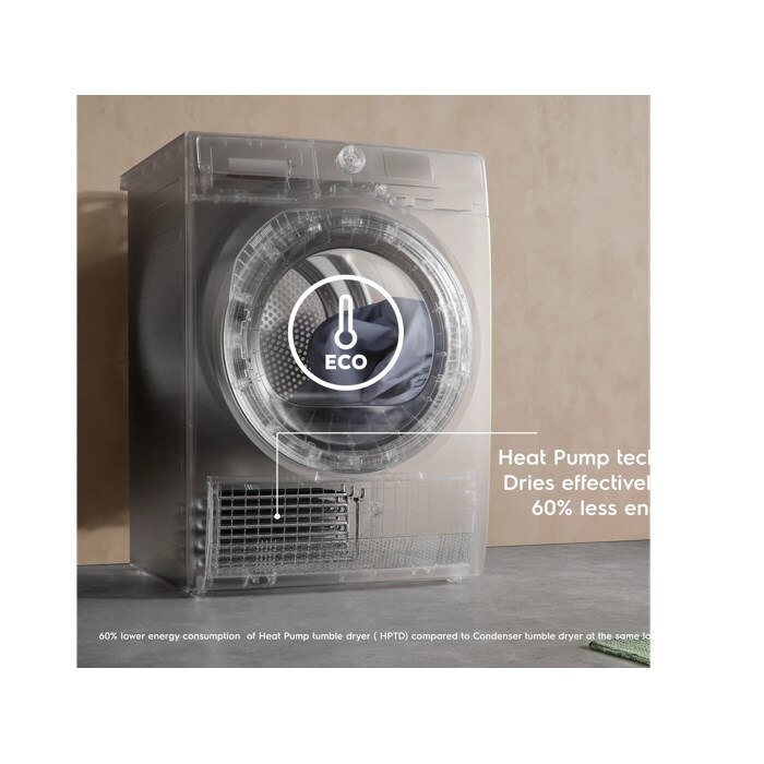 Máy sấy bơm nhiệt Electrolux 9kg EDH903R7SC